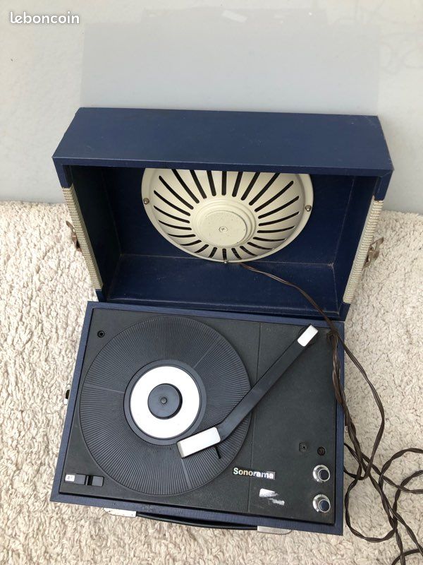 Vintage Platine vinyle 45T et 33T et Radio - HOB Party 540 en boite - à réparer