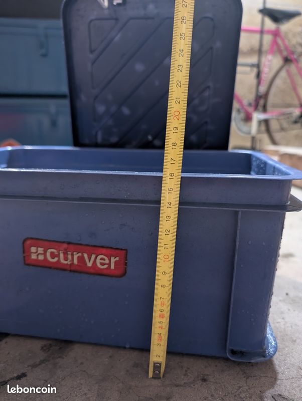 Caisson de rangement Curver bleu (image 4)