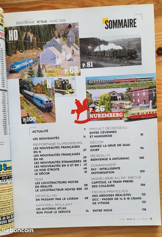 Train Revue Loco - Numéro 802 - Collection Modèle Train, Occasion