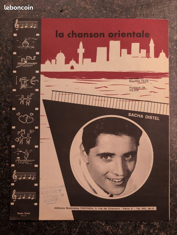 Partition musicale Sacha Distel (image 1)