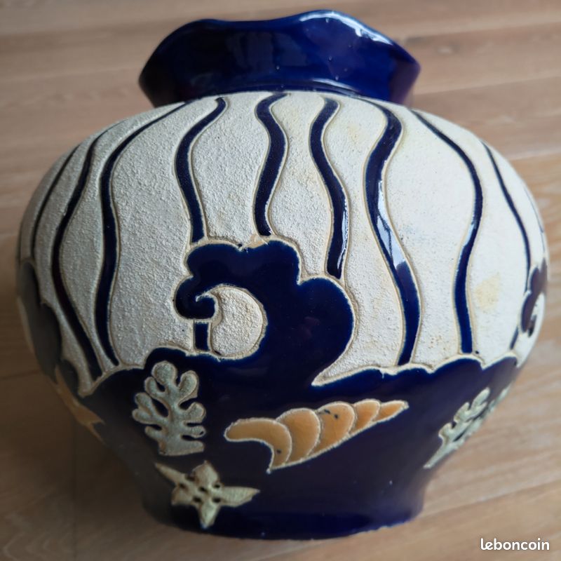 Cache pot à décor marin (image 5)