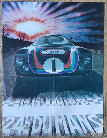 Affiche originale 24 Heures du MANS 1981 ACO poster 48