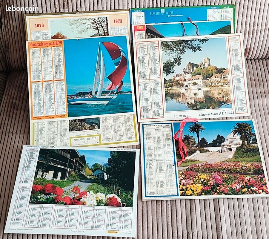 Calendrier La Poste 1979 - Vintage Original, Collection