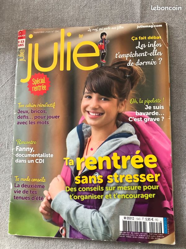 Magazine "Julie" Spécial rentrée (image 1)
