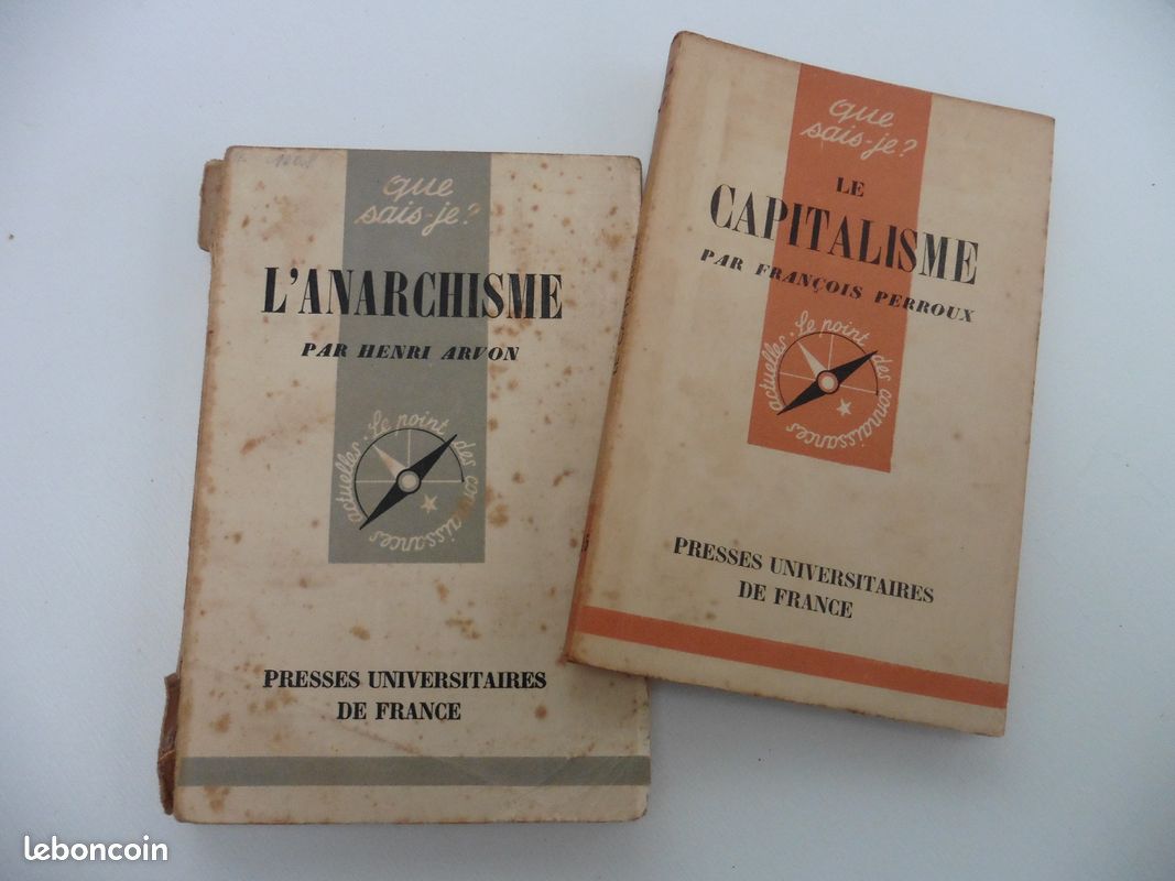 Lot de 2 livres : La capitalisme et l’anarchisme (image 1)