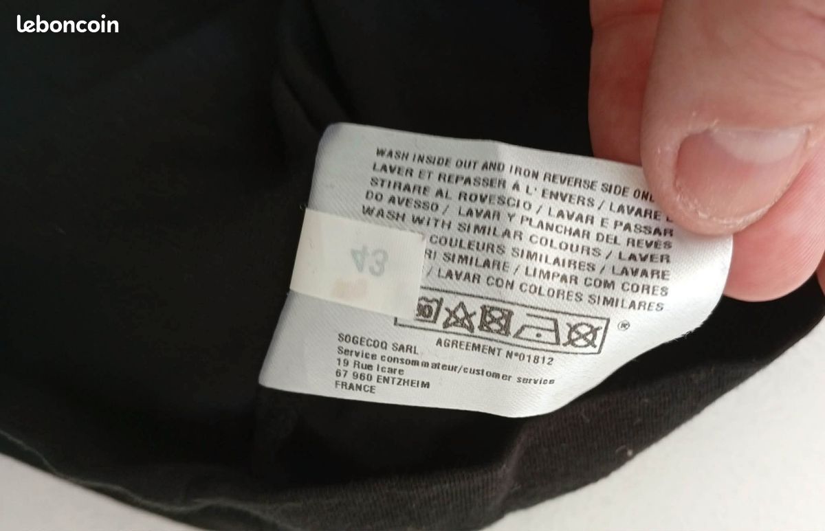 Maillot Vintage Le Coq Sportif Années 90, Manches Longues, Taille XS, Numéro 4