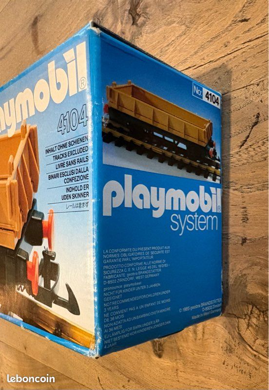 Playmobil, 4101, Wagon à bestiaux, Vintage, Geobra-Brandstätter, 1980 - Jeux & Jouets