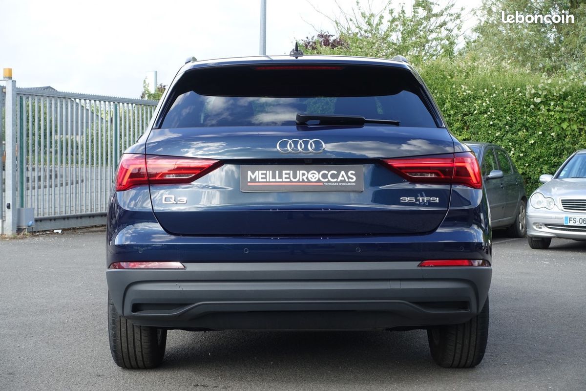 Q3 35 Tfsi S-Tronic 150ch Virtual cockpit/Cuir sport chauffant/Grd Gps Europe/Caméra/Régulateur/LED/1°Main/Garantie 12 mois (image 4)