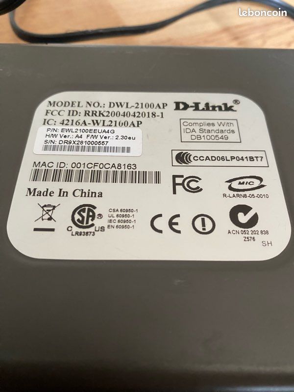 Switch D-Link Wireless Accès Point (image 3)