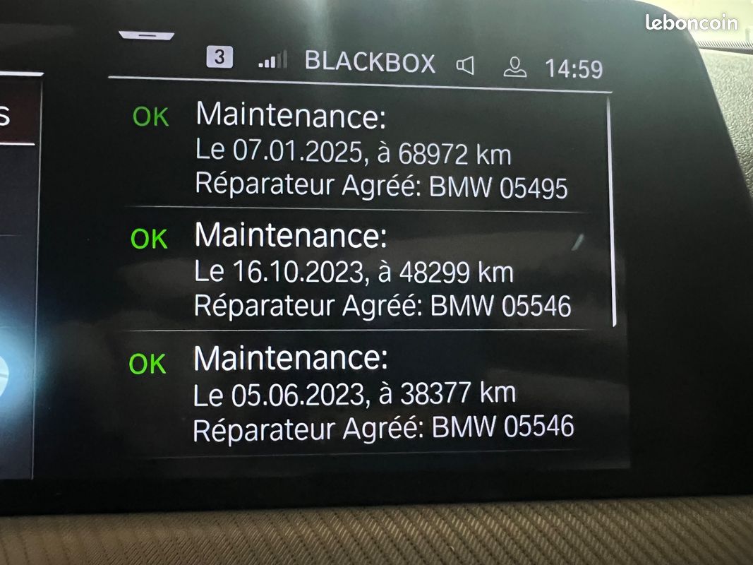 BMW SERIE 2 GRAN COUPÉ 2.0 218D PACK M BVA / TOIT OUVRANT / CARPLAY / CAMERA DE RECUl (image 9)
