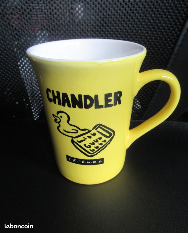 Mug Collector Friends - Monica 'Lipton' - Tasse Jaune - Très Bon état