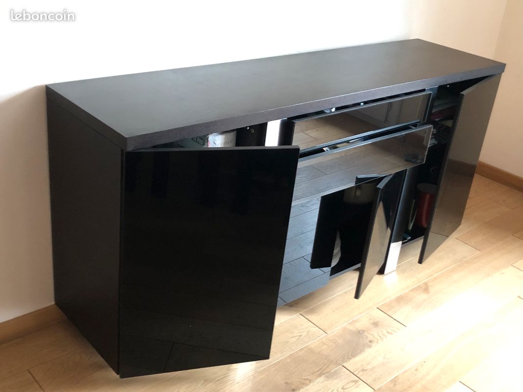 Enfilade design moderne wengé et noir - style sheraton (image 3)