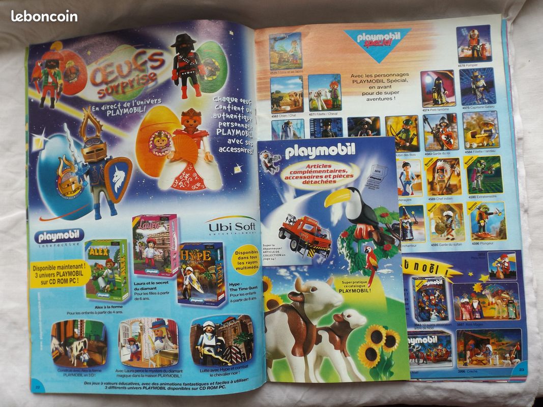 Catalogue jouets PLAYMOBIL 2001 collectionneurs Collection