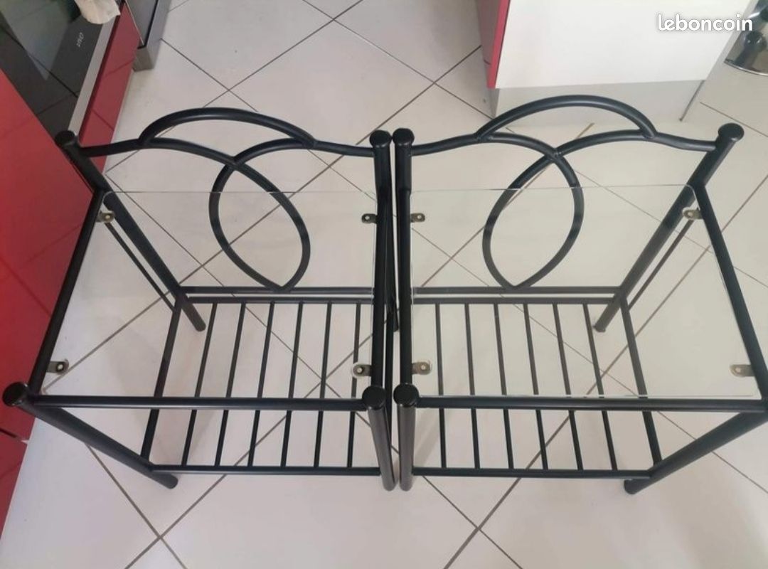 Lit double & 2 table de nuit (image 2)