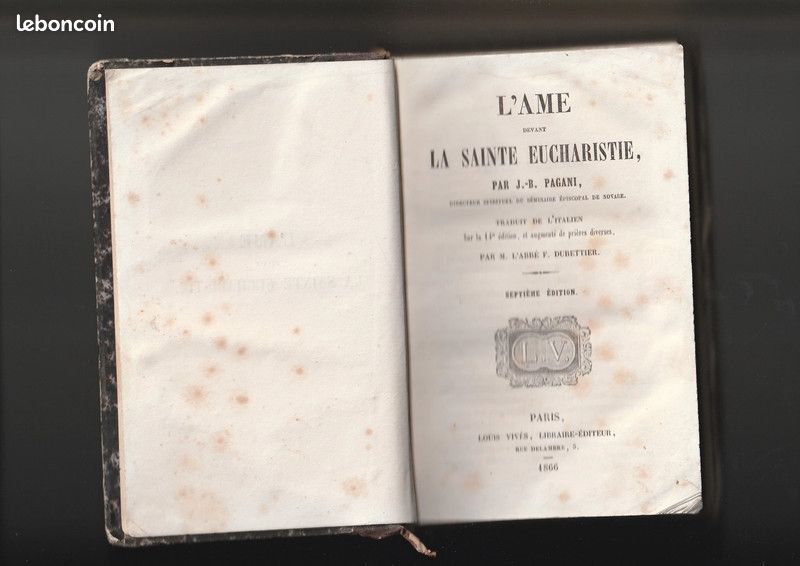 L'Ame Devant La Sainte Eucharistie. 1866 (image 3)