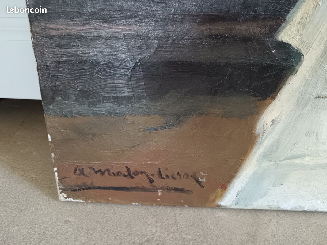 Nature morte huile sur toile (image 2)