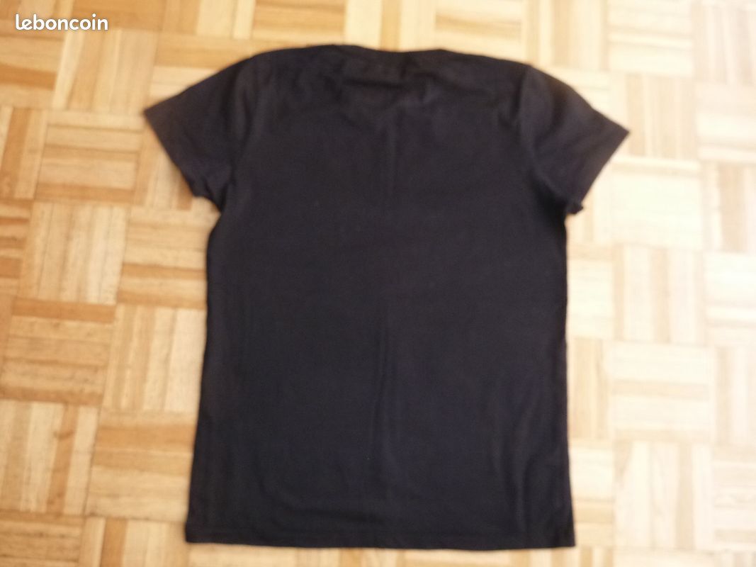 T-Shirt Femme Maison KITSUNE Taille S Noir en très bon état (image 5)