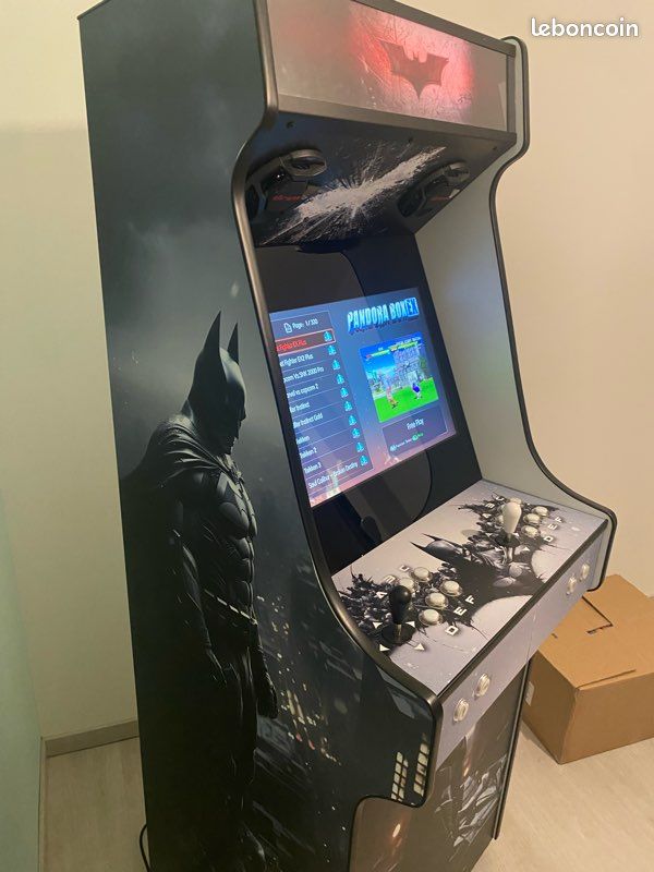 Stickers Pour Borne D'arcade « Batman Begin » - Personnalisables Pour MAME, Euro Ou Autres, Neuf