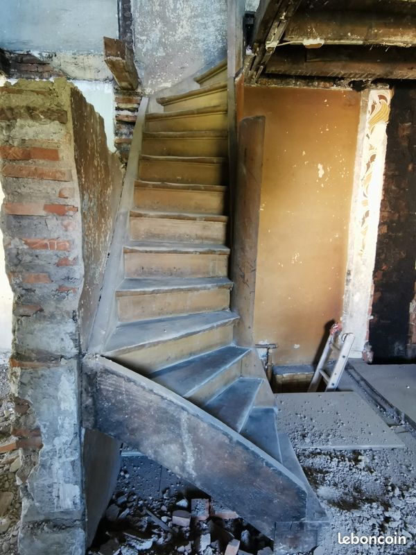 Escalier bois quart tournant (image 5)