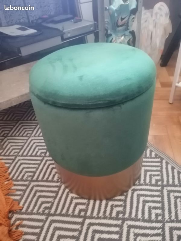 Chaises de bar, pouf (image 2)