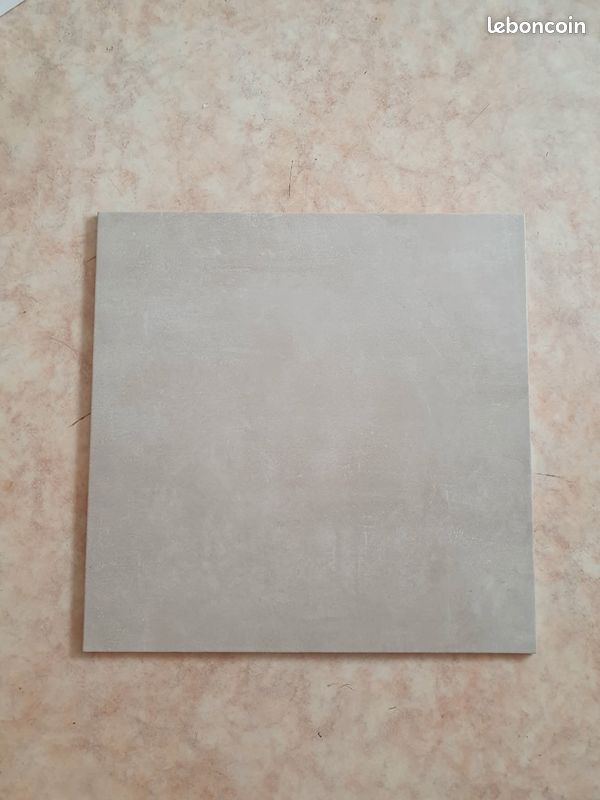 Carrelage 60x60 Concrète Taupe - 7 carreaux (reste chantier) (image 2)