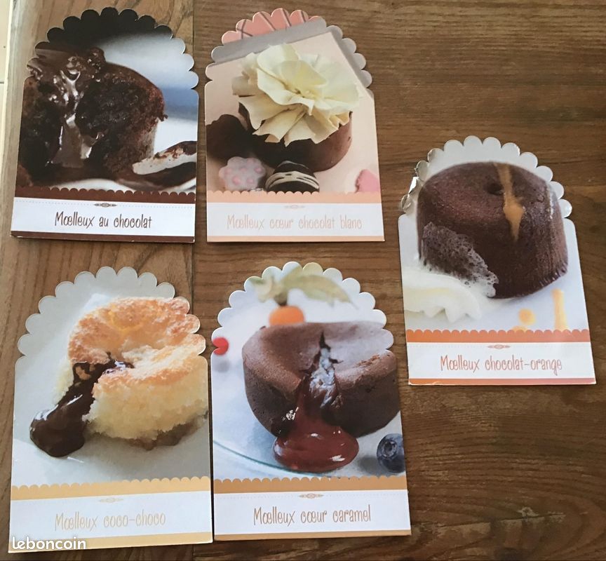 Lot de 5 fiches de recettes (image 1)