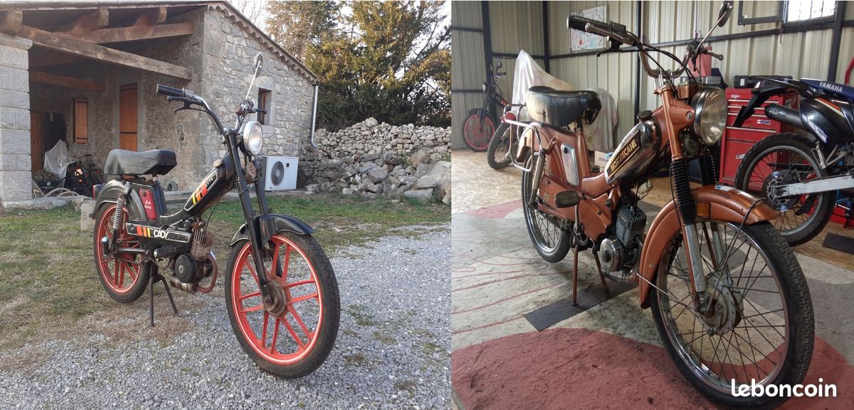 Lot 2 Motobécane + lot pièces (image 1)