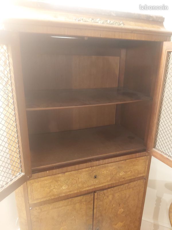 Meuble vitrine style Louis XV XVI (image 4)