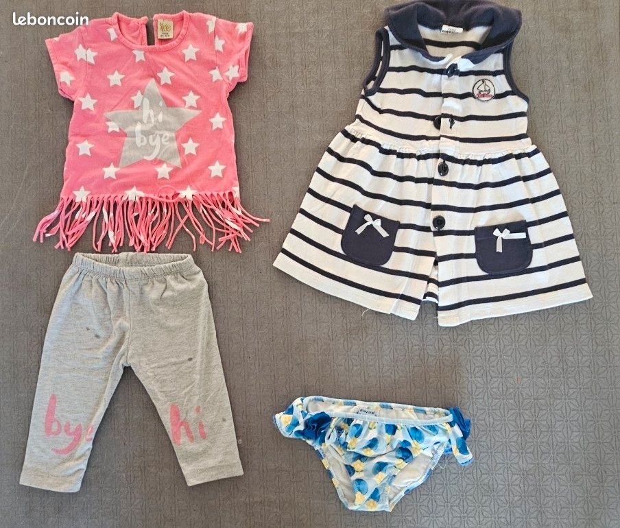 Lot de vêtements Printemps/Été fille 18 mois (image 4)