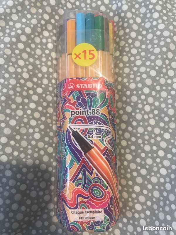 15 stylo feutre stabilo pointe 88 (image 1)