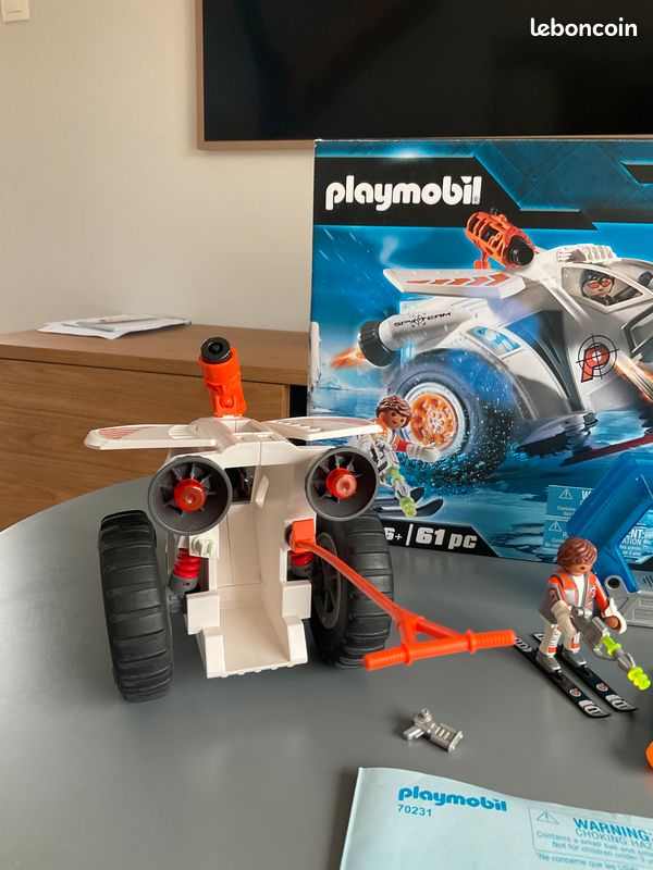 PLAYMOBIL 70231 véhicule des neiges de la spy team (image 5)