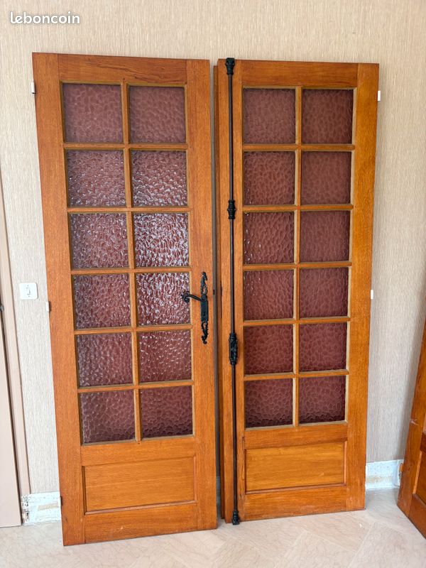 Double porte ancienne vitrée (image 2)