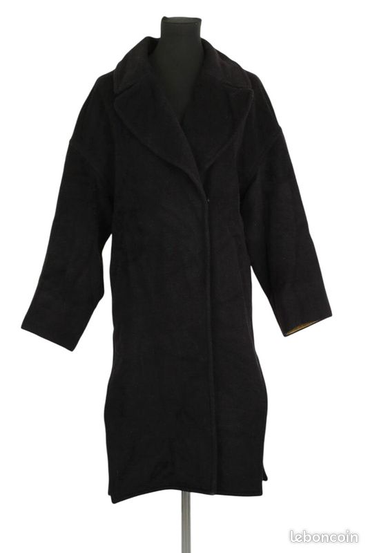 Manteau en laine noir Cacharel Vêtements