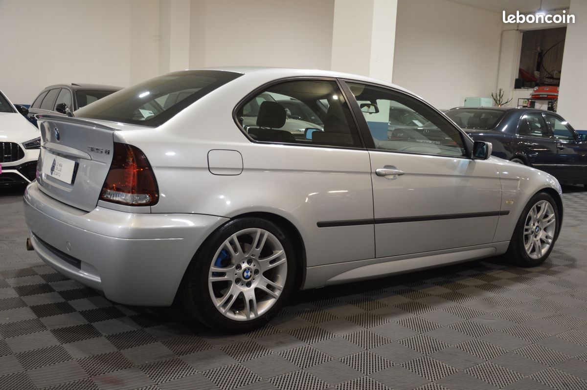 BMW SERIE 3 (E46) 325TI 192 COMPACT PACK M-97.640km-6 Cylindres-Echappement à Clapet-Amortisseurs Bilstein-Xénon-Volant Moteur/Embrayage Ok-Gros Dossier Entretien-Etat Rare-Collector-Garantie 6 Mois (image 3)