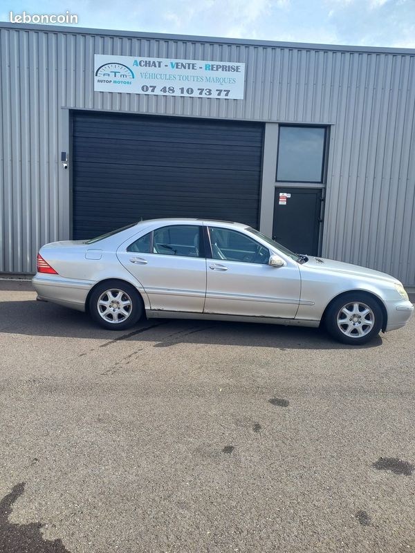 Mercedes classe S année 2000 roulante - S320 boite auto 3.2i 224cv mécanique OK dans l'état (image 2)