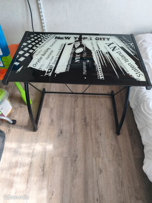 Bureau en verre new York (image 3)