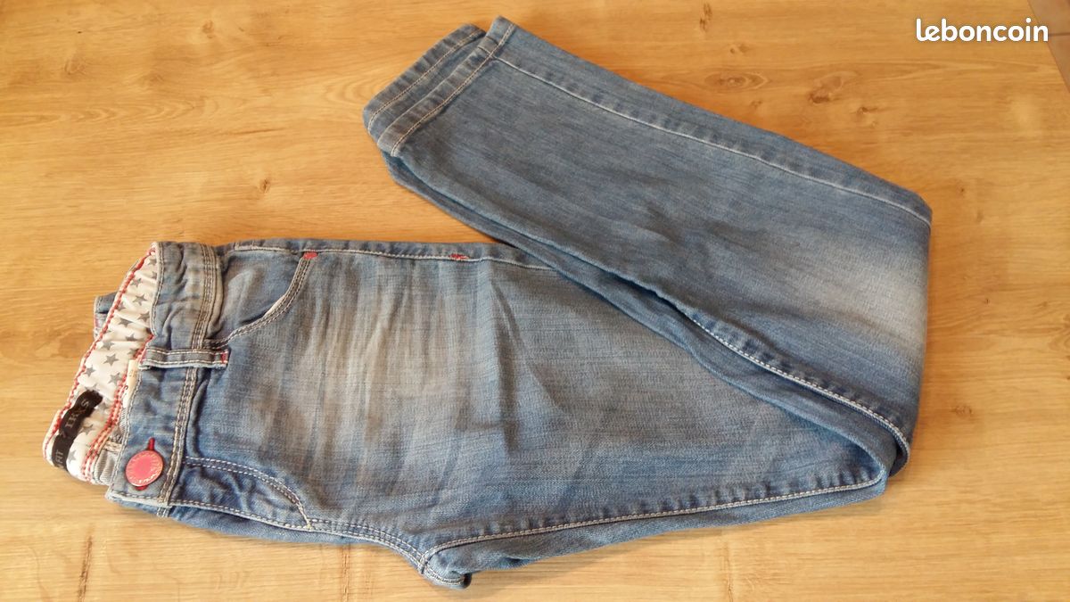 Jeans de marque IKKS fille 10 ans (image 2)