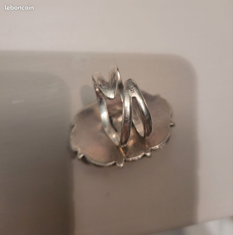 Bague argent et onyx (image 3)