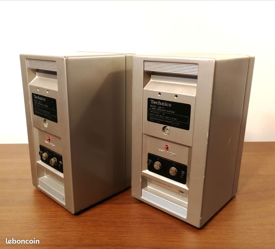 Enceintes TECHNICS SB-F1 Hi-fi vintage en bel état (image 5)