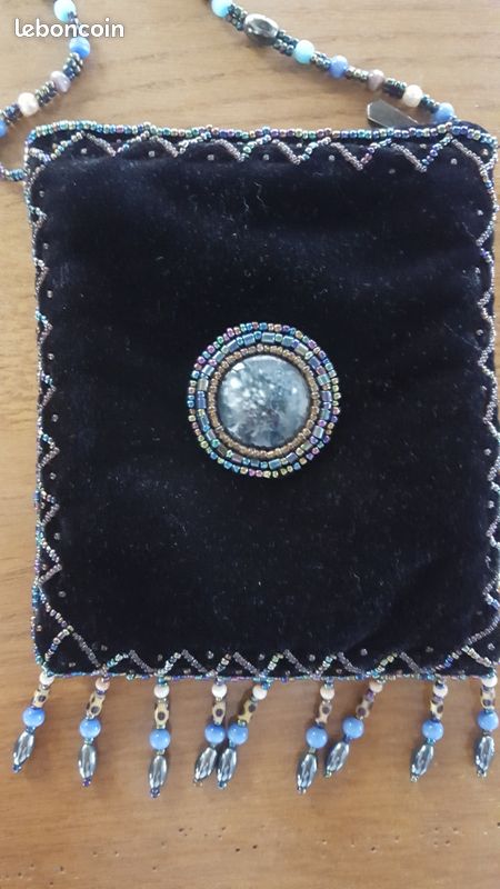 Mini sac à main bandoulière perles (image 3)