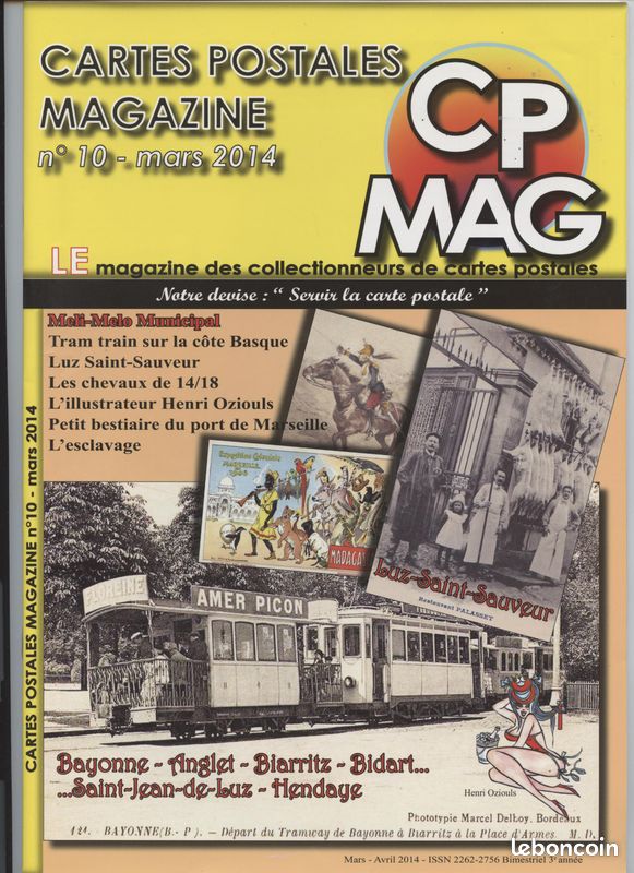 Cartes Postales Magazine, Lot, N° 1 à 10, 2012 et2013 (image 3)