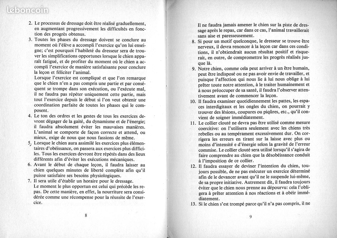 Dressage du Berger Allemand - Alphonse Pacheco - Année 1984 (image 5)