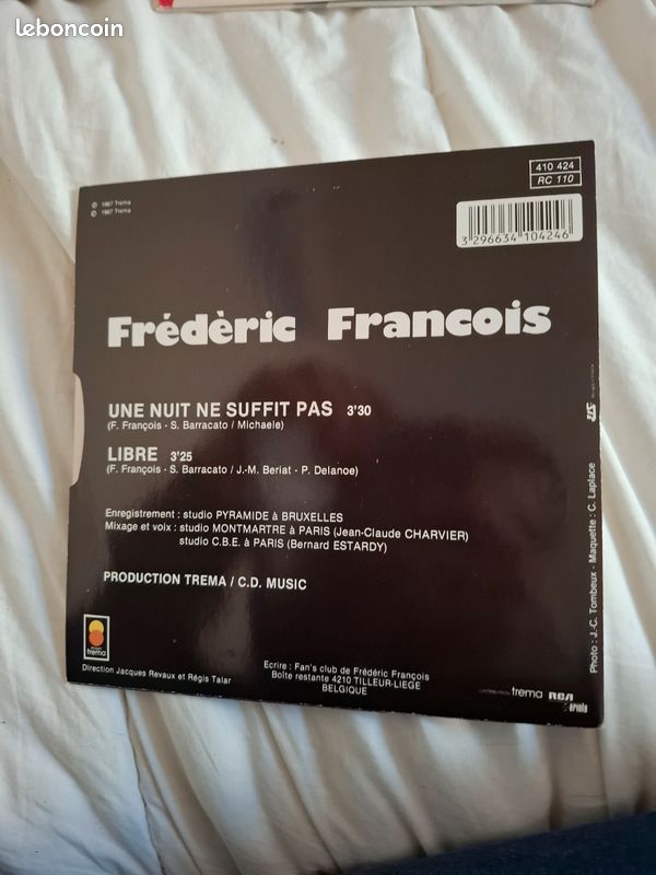 Frédéric François libre, une nuit ́e suffit pas (image 2)