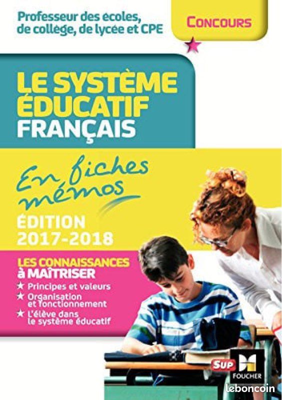 Le système éducatif français 64 fiches mémo (image 1)