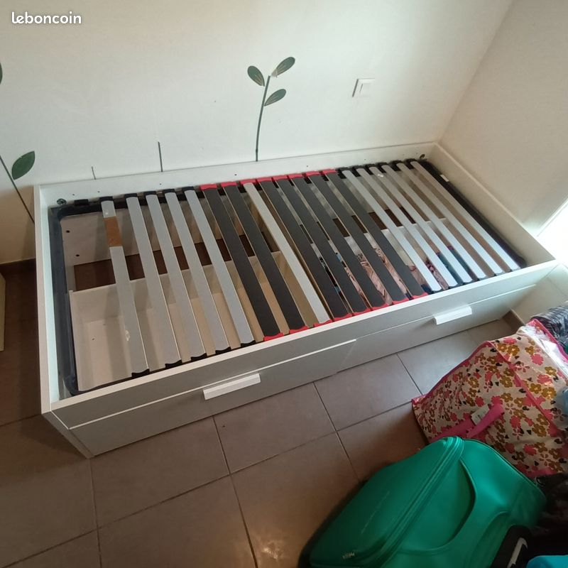 Lit ikea + sommier 90x200 (image 3)