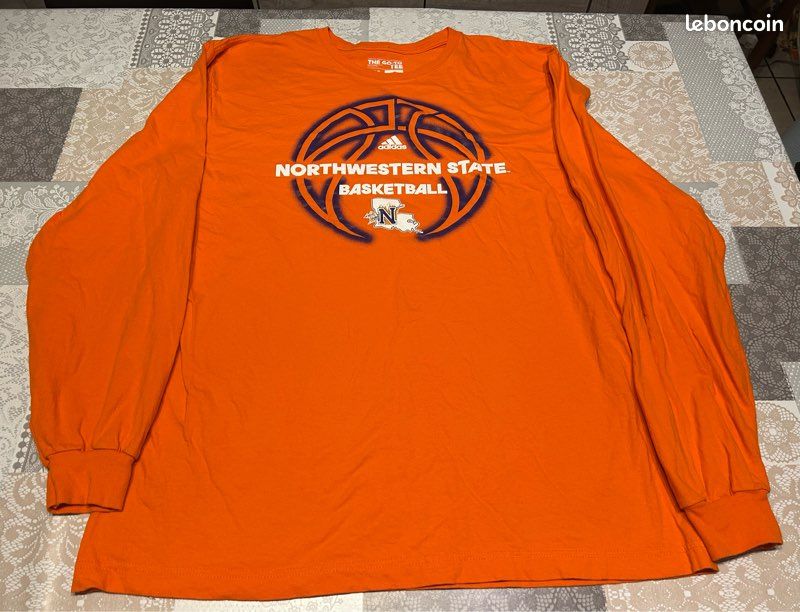 T-shirt Manches Longues Adidas Northwestern State Basketball - Taille XL (image 2)