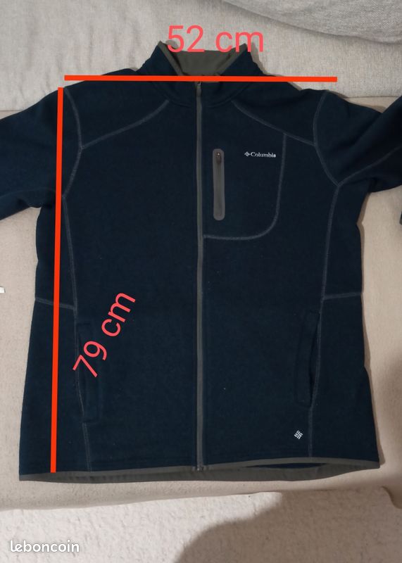 Polaire Columbia Bleue - Homme/Femme Taille L - Neuve Avec étiquettes
