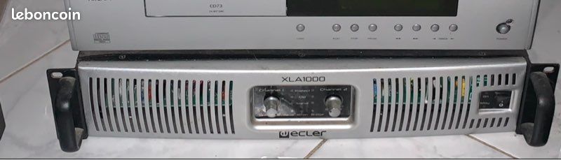 Ampli Ecler XLA 1000 2x500W (image 1)