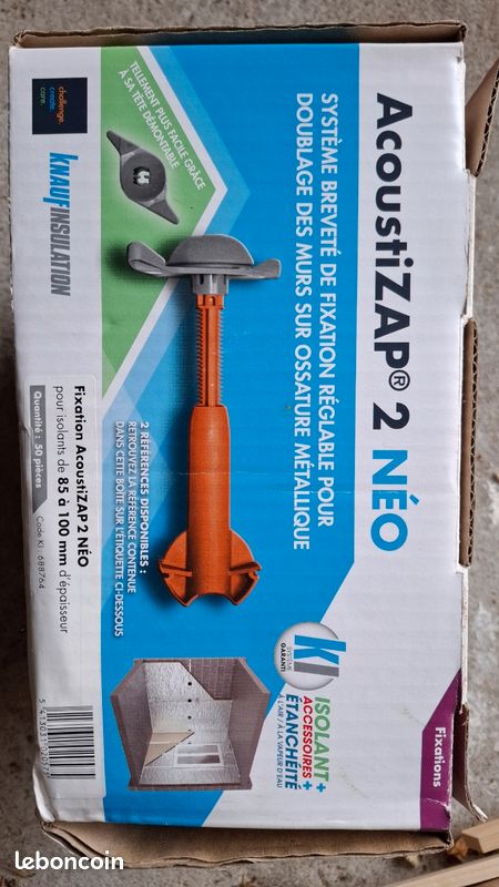 Lot de 83 Acoustizap 2 neo 85-100mm (image 1)