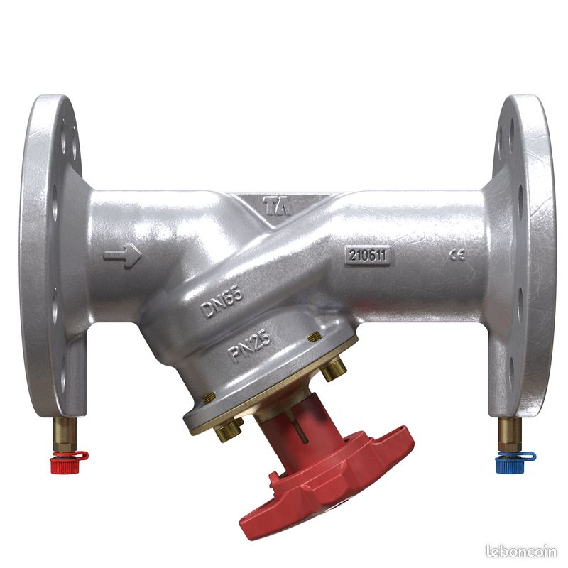 Vanne d’équilibrage TA STAF Ø65 – Fonte à brides (IMI Hydronic/Pneumatex réf. 52181-065) – Neuve (image 1)